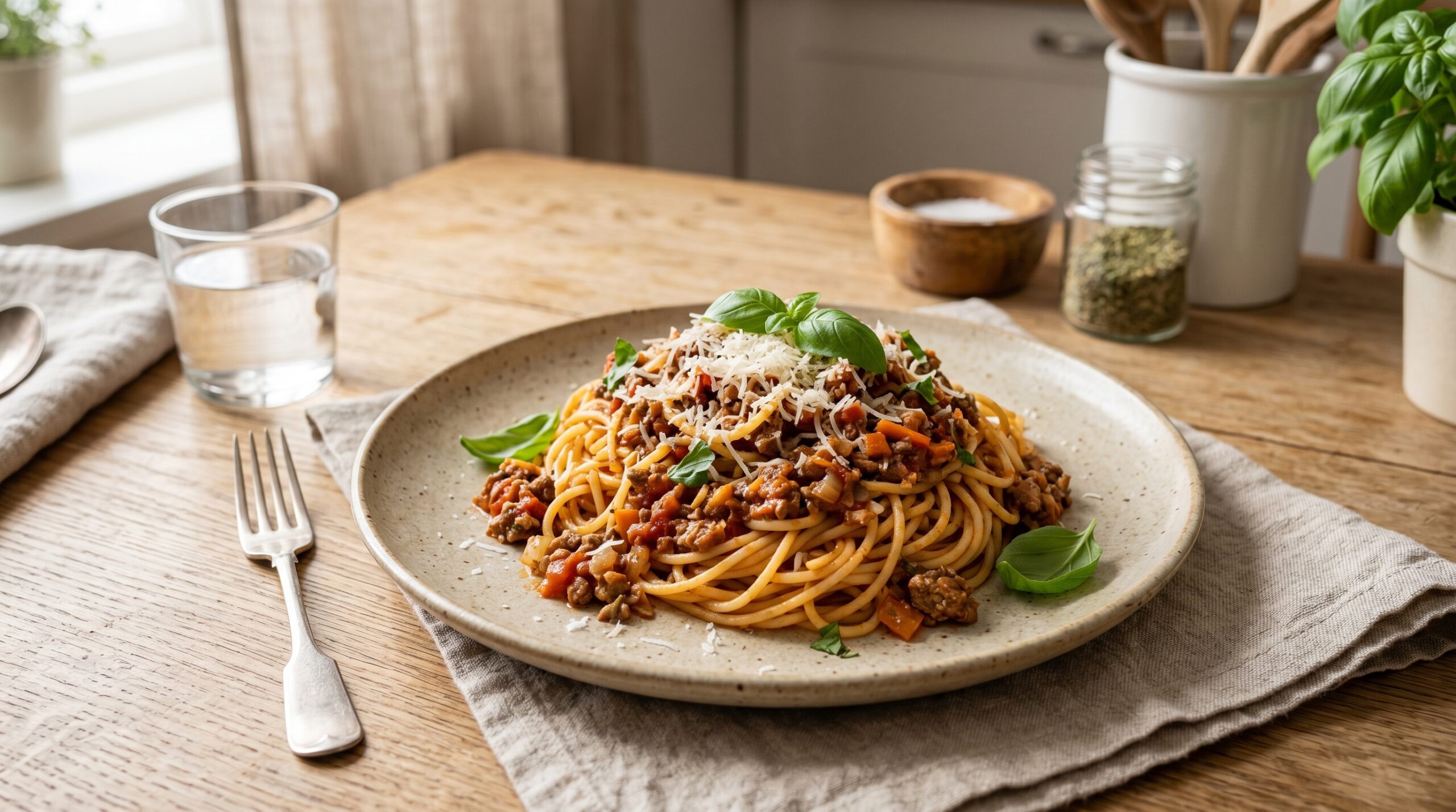 Hurtig spaghetti bolognese